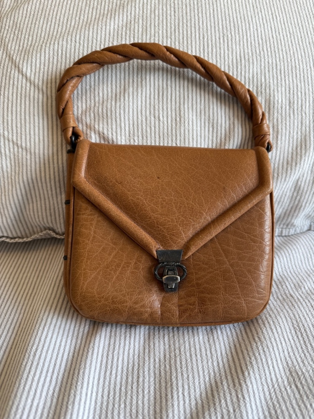 Brown Leather Hand Bag